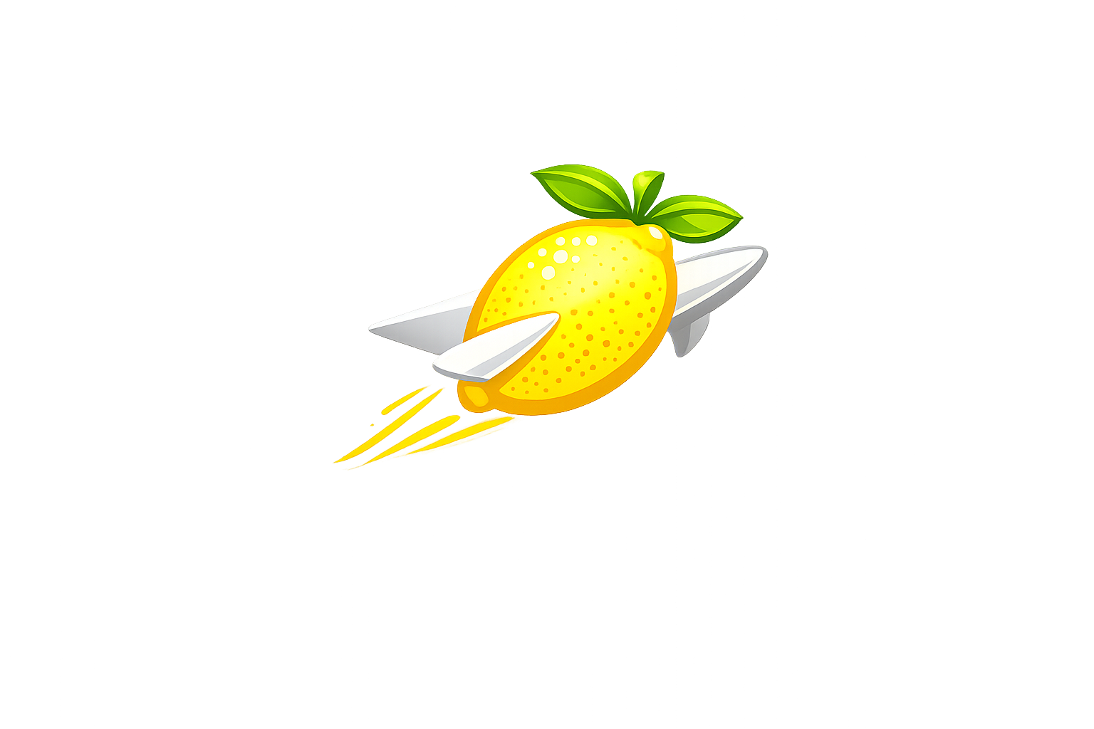 LemonFly flying lemon logo
